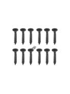 Fekete falakasztó - 5 darab készlet - modern design - praktikus tárolás - könnyű felszerelés - otthoni dekoráció