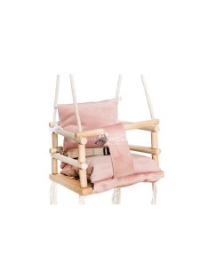   Rózsaszín hinta NEW H18027, gyermek hinta, kerti játék, beltéri hinta, gyerek szórakozás, ajándék gyerekeknek
