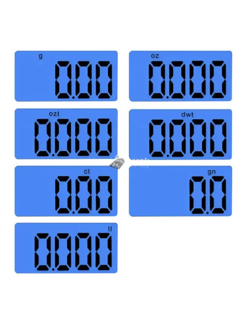Zsebmérleg 500 x 0,1 g lehajtható fedéllel 23573