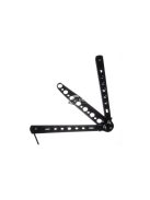 Fekete tréning pillangókés - edzéshez, gyakorláshoz, tréninghez, flipper