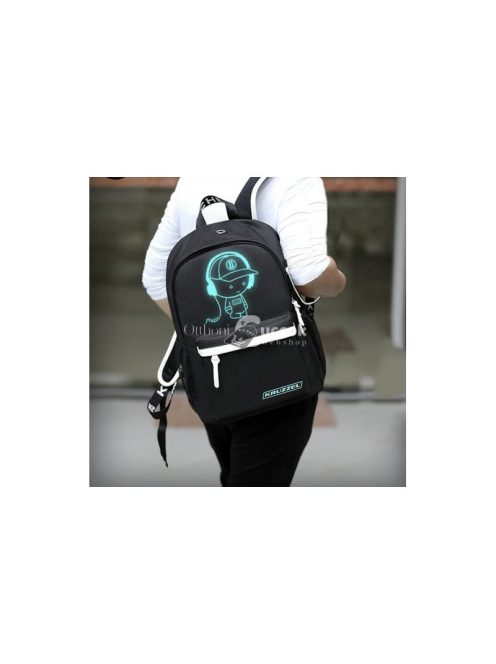 USB világító hátizsák - Kruzzel 19374