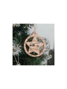 Fa díszek - 10 darab