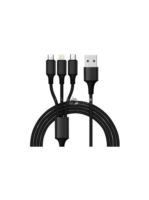 Autós töltő 4 USB csatlakozóval és Xtrobb 19907 kábellel