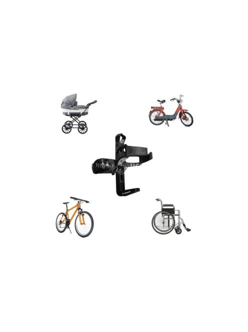 Kerékpár kulacs tartó Trizand 21205 - bicikli tartó, kerékpár kiegészítő, kulacs tartó, bicikli tartó rögzítő