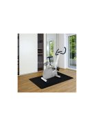 Védő székmata 90x130cm RUHHY - fekete, irodai székmata, padlóvédő, irodai kiegészítő, PVC szőnyegvédelem, székvédő.