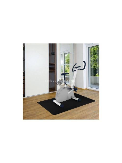 Védő székmata 90x130cm RUHHY - fekete, irodai székmata, padlóvédő, irodai kiegészítő, PVC szőnyegvédelem, székvédő.