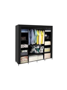   Összecsukható szövetes ruhásszekrény 170x170cm - Ruhhy 21744