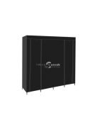 Összecsukható szövetes ruhásszekrény 170x170cm - Ruhhy 21744