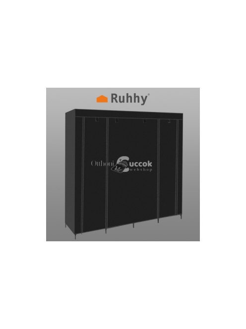 Összecsukható szövetes ruhásszekrény 170x170cm - Ruhhy 21744