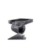 Macskafa 141cm szürke Purlov 21713