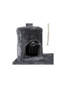 Macskafa 141cm szürke Purlov 21713