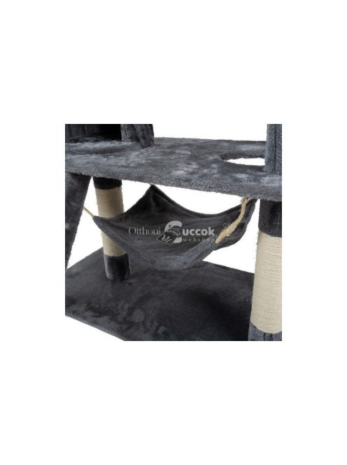 Macskafa 141cm szürke Purlov 21713