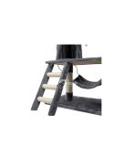 Macskafa 141cm szürke Purlov 21713