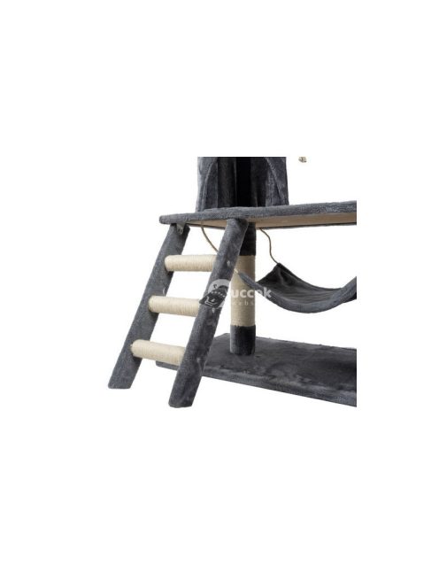 Macskafa 141cm szürke Purlov 21713