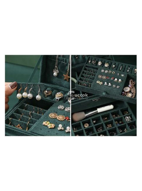 Ékszerdoboz Soulima 21954 - ékszertartó, ékszeres doboz, ékszeres tok, ajándék ötlet, női ékszertartó