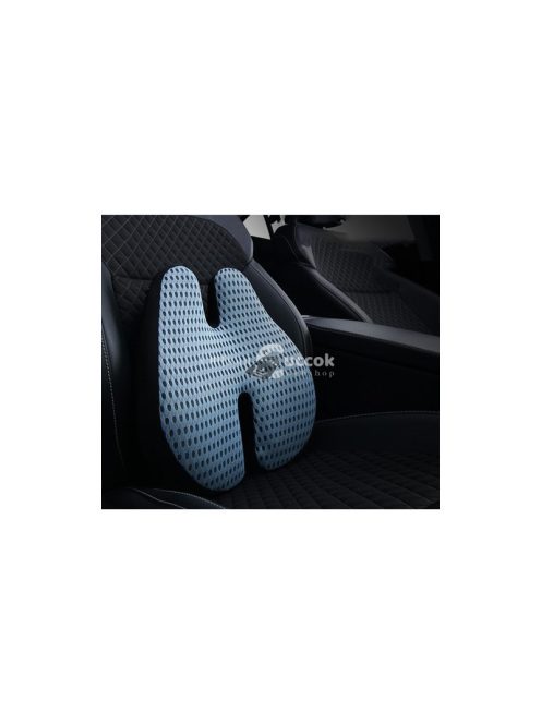 Derék párnázó 21949 - hát- és derékfájásra, alvásra, irodába, autóba, utazáshoz, memóriahab, ergonomikus, fekete