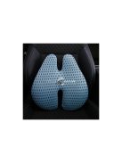 Derék párnázó 21949 - hát- és derékfájásra, alvásra, irodába, autóba, utazáshoz, memóriahab, ergonomikus, fekete