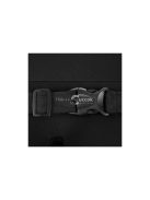 Derék párnázó 21949 - hát- és derékfájásra, alvásra, irodába, autóba, utazáshoz, memóriahab, ergonomikus, fekete