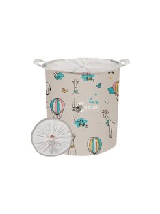   Játéktároló kosár Kruzzel 22013 - gyerek játéktároló, színes játéktároló, praktikus játéktároló, játéktároló doboz