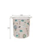 Játéktároló kosár Kruzzel 22013 - gyerek játéktároló, színes játéktároló, praktikus játéktároló, játéktároló doboz