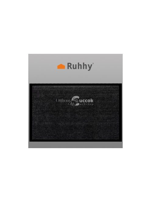 Bejárati szőnyeg - 60x90cm Ruhhy 22055, szürke, modern, praktikus, nedvszívó, beltéri, kényelmes, mosható, csúszásmentes