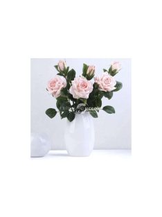   Műlevél 47cm - 12 darab szett. Kerti dísznövények, dekoráció, zöld levelek, beltéri és kültéri használatra.