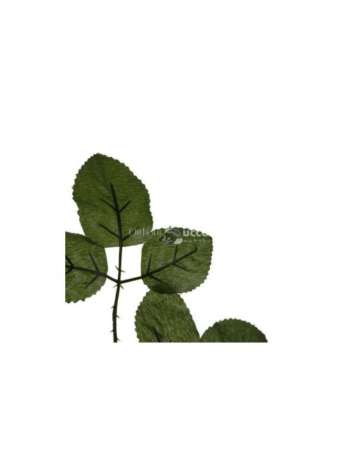 Műlevél 47cm - 12 darab szett. Kerti dísznövények, dekoráció, zöld levelek, beltéri és kültéri használatra.