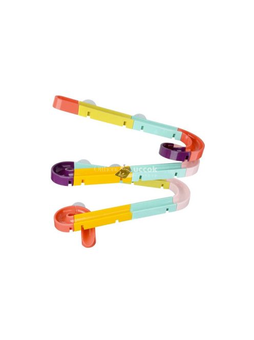 Fürdőjáték csúszda 22490 - vízi játék gyerekeknek, kisgyerekeknek, fürdőszobai játék, csúszdás játék, színes játék