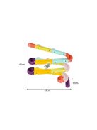 Fürdőjáték csúszda 22490 - vízi játék gyerekeknek, kisgyerekeknek, fürdőszobai játék, csúszdás játék, színes játék