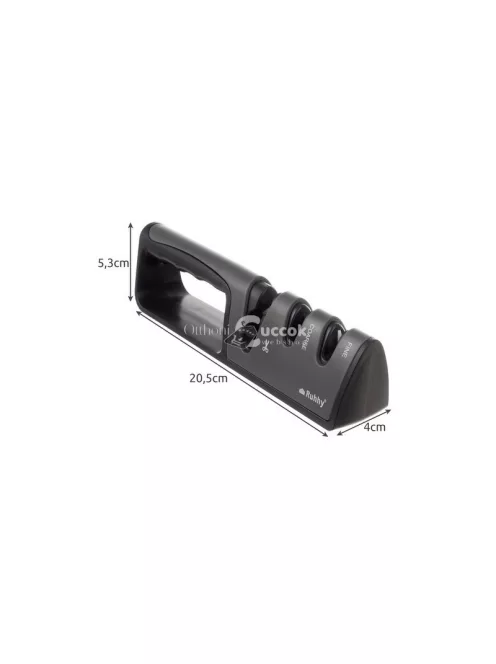 Kerámia késköszörű 22503 - konyhai késköszörű, kerámia pengével, élesítő eszköz, késköszörítő