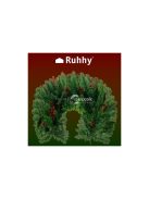 Karácsonyfa díszfüzér 1m Ruhhy 22327