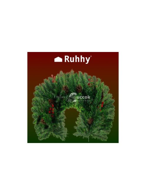 Karácsonyfa díszfüzér 1m Ruhhy 22327