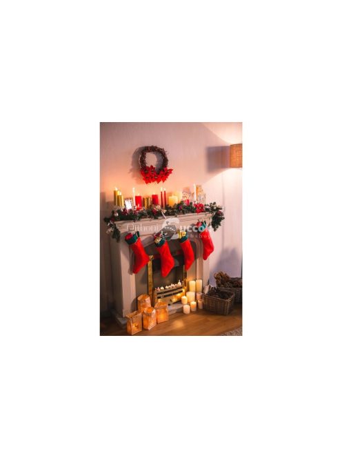 Karácsonyfa díszfüzér 1m Ruhhy 22327