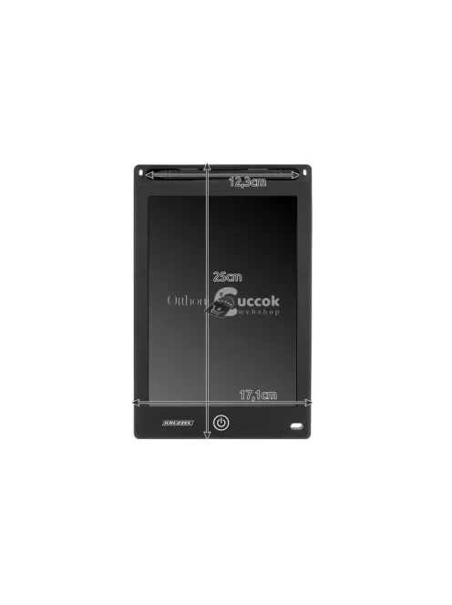 Rajztábla 10 fekete XL KRUZZEL 22455, digitális rajz tábla, rajzolás tablet, grafikai tábla, művészeti eszközök