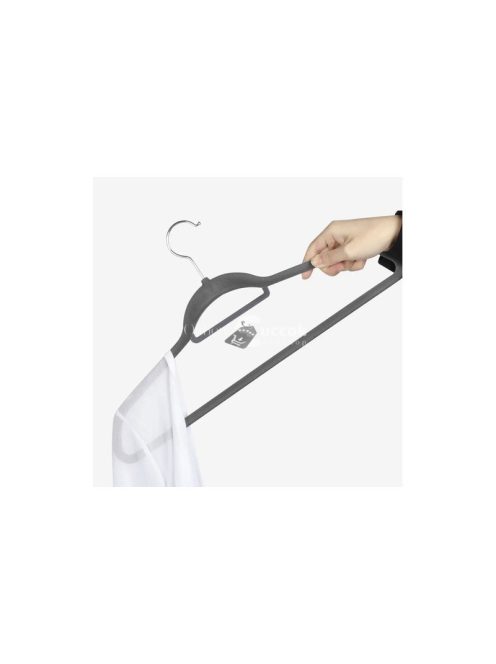 Ruhaakasztó 20 darab - szürke Ruhhy 22535