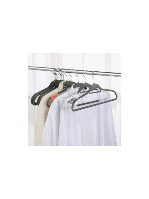 Ruhaakasztó 20 darab - szürke Ruhhy 22535