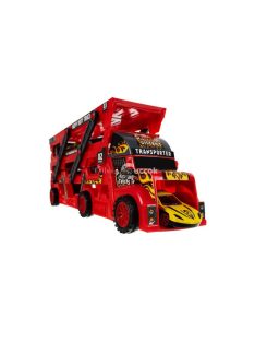   TIR kamion szett 6 autóval 22515 - játékautó, gyerekjáték, autós játék, kamionos játék, autópálya játék