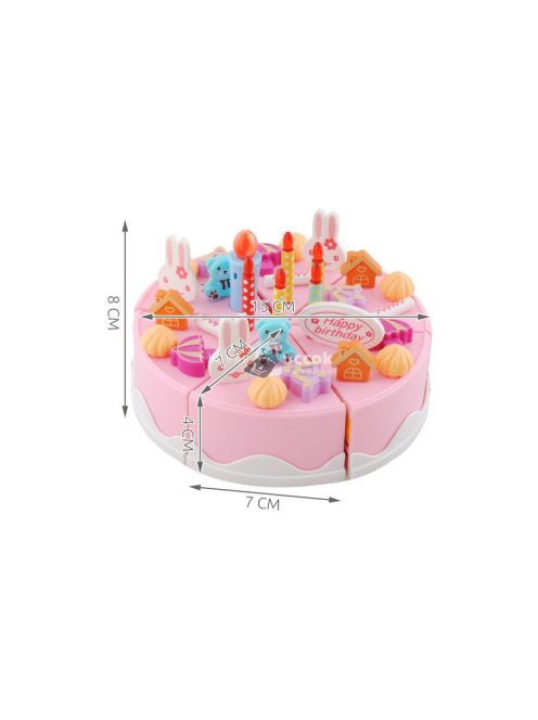 Születésnapi torta készlet 75 darab - 22382