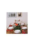 Karácsonyi díszajtókoszorú díszítő ornamentális 60cm vastag XXL