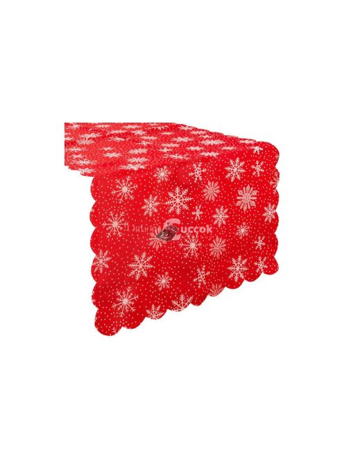 Karácsonyi asztali futó 185x35cm Ruhhy 22786 - ünnepi dekoráció, karácsonyi asztaldísz, asztalterítő, karácsonyi ajándék