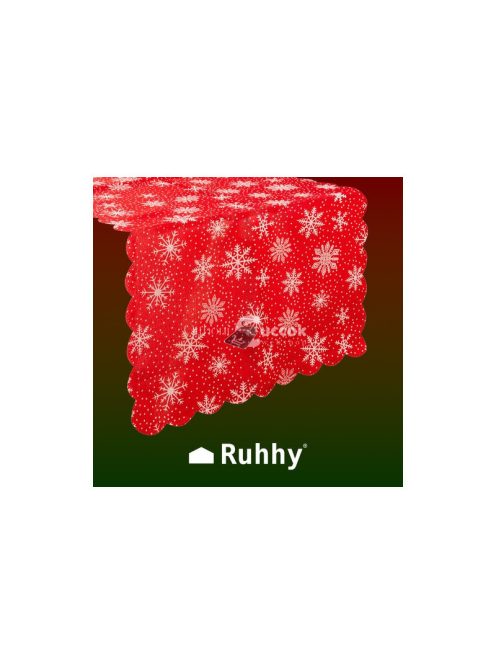 Karácsonyi asztali futó 185x35cm Ruhhy 22786 - ünnepi dekoráció, karácsonyi asztaldísz, asztalterítő, karácsonyi ajándék