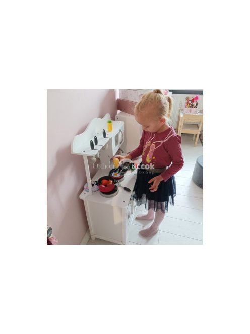 Gyermek fazekas készlet 22405, játékos konyhai eszközök, színes gyermek edénykészlet, játékkonyha kiegészítők