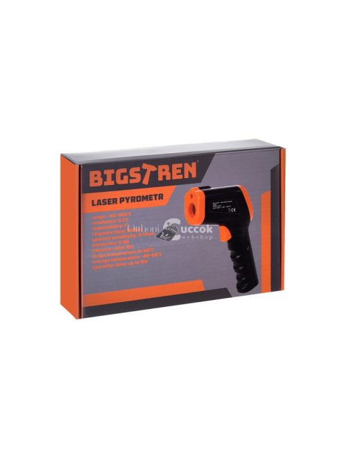 Lézeres hőmérő 21263 - infravörös hőmérő - hőmérő lézerrel - hőmérő digitális kijelzővel