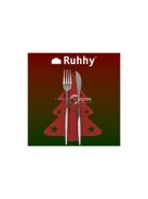 Kézitáska - Karácsonyfa mintával, 12 db. Ruhhy 22304