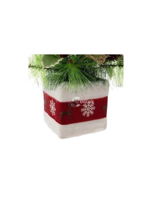 Karácsonyfa - 45cm Ruhhy 22591, mini műfenyő, karácsonyi dekoráció, asztaldísz, kis méretű fenyőfa