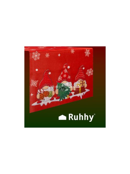 Karácsonyi asztali futó 180x40cm Ruhhy 22482 - ünnepi dekoráció, karácsonyi asztaldísz, asztalterítő - webáruházban