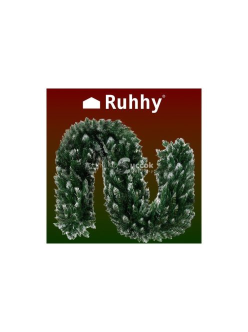 Havas karácsonyfa girland 2,7m HQ Ruhhy 22326
