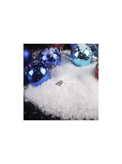 Mesterséges hó 105g Ruha 22520, hópor, téli dekoráció, karácsonyi dekor, hó effekt, téli hangulat, jégkristály, szórópor