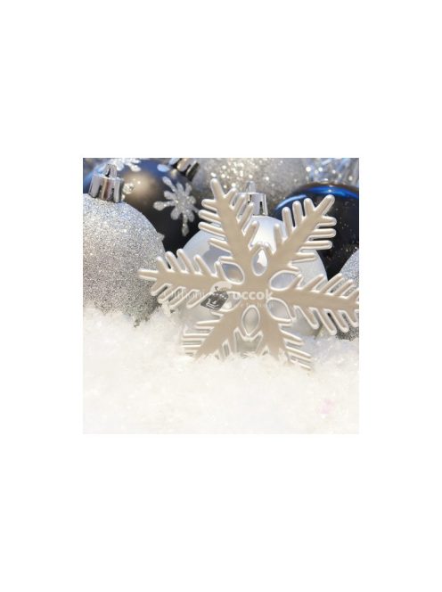 Mesterséges hó 105g Ruha 22520, hópor, téli dekoráció, karácsonyi dekor, hó effekt, téli hangulat, jégkristály, szórópor