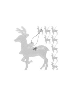   Karácsonyi díszek - rénszarvas 9 db-os készlet. Ruhhy 22517